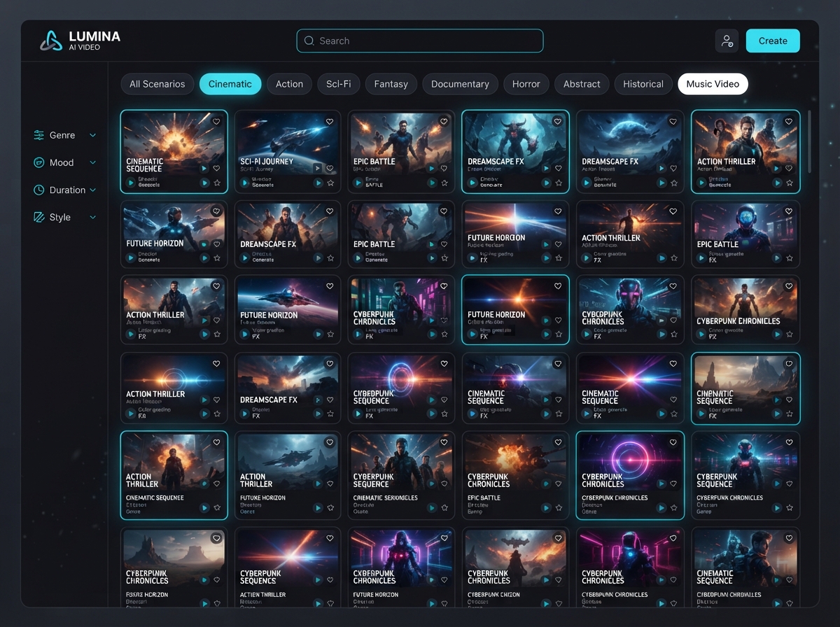Genematic AI scenario video generator