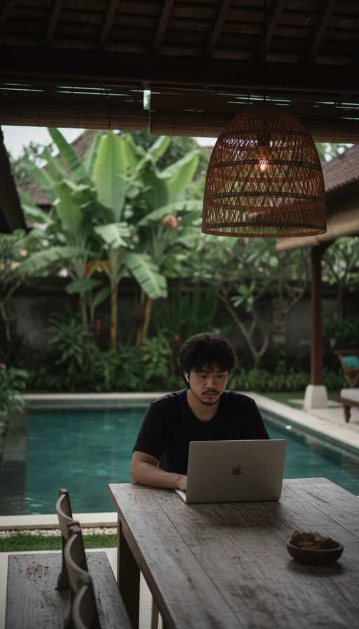Bali Villa — LarpGPT Lifestyle scene template